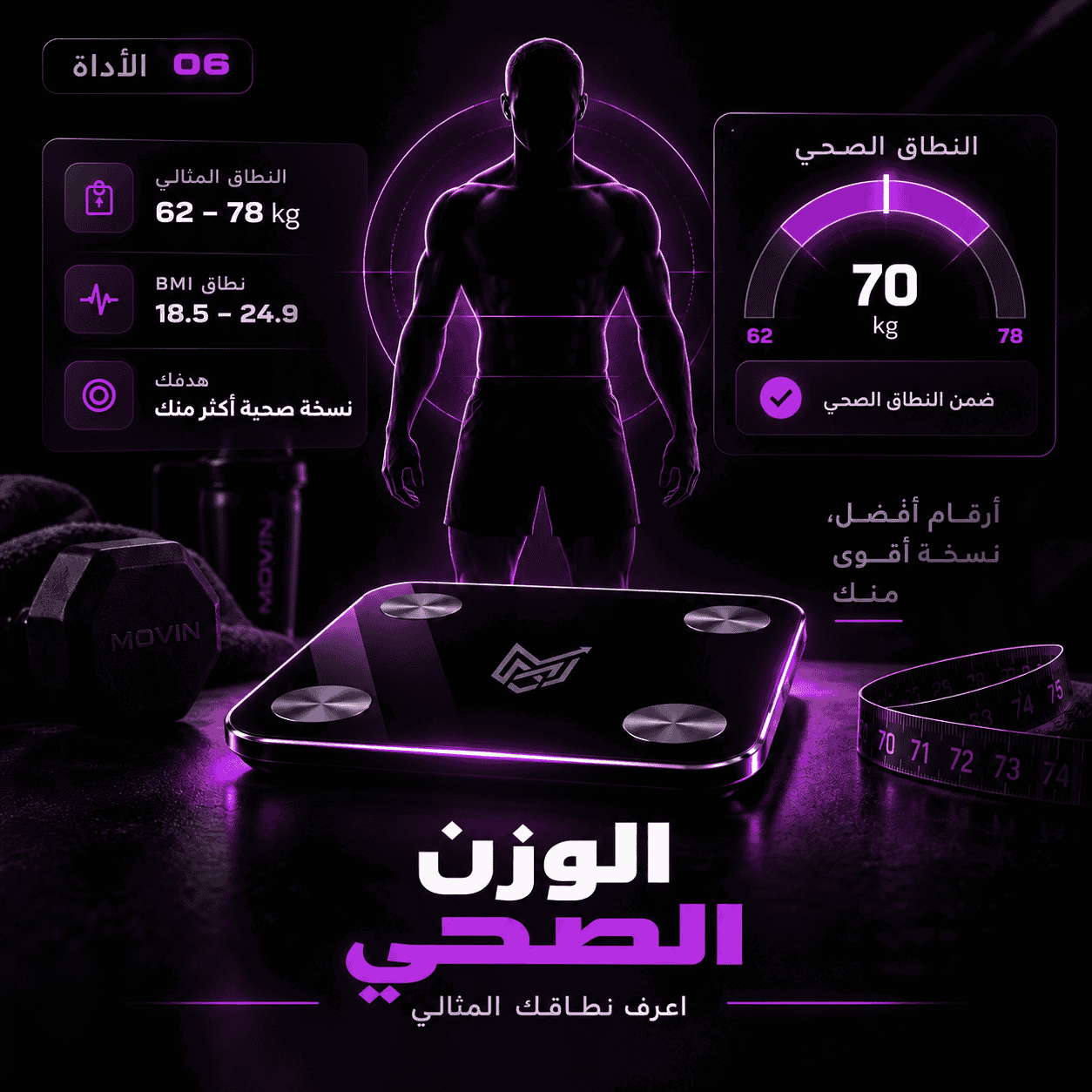 حاسبة الوزن الصحي